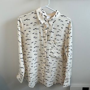 Club Monaco silk blouse